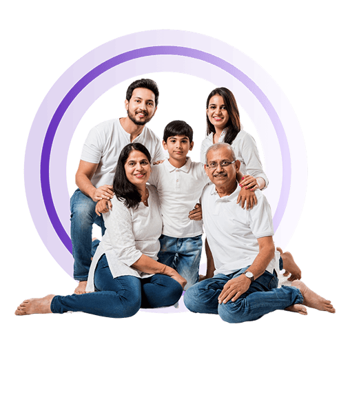 A family — representing the customers Insure by NBD serves